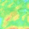 Mapa topográfico Langlands Moss Lowland Raised Peatbog, altitud, relieve