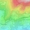 Mapa topográfico Массандровский Дворец, altitud, relieve