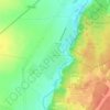 Mapa topográfico Ужевка, altitud, relieve