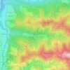 Mapa topográfico Ulmertal, altitud, relieve