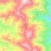 Mapa topográfico Pantipampa, altitud, relieve