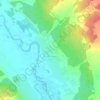 Mapa topográfico Полетаево II-е, altitud, relieve