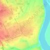 Mapa topográfico Металлплощадка, altitud, relieve