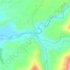 Mapa topográfico Río Verde, altitud, relieve