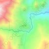 Mapa topográfico Pichinde, altitud, relieve