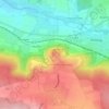 Mapa topográfico Kapfenburg, altitud, relieve