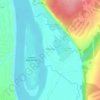 Mapa topográfico Жургавань, altitud, relieve