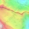 Mapa topográfico Lago de Marboré, altitud, relieve